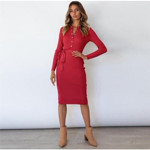 AIKLIAT Fashionable Shirt Dresses