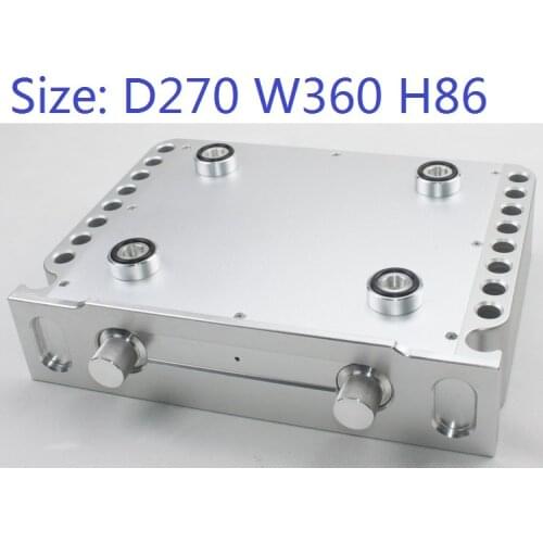 D270 W360 H86 Luxury Class A Tube Amplifier Chassis Quality Power Amplifier Amp Case DAC Decoding Chassis DIY Aluminum Cabinet