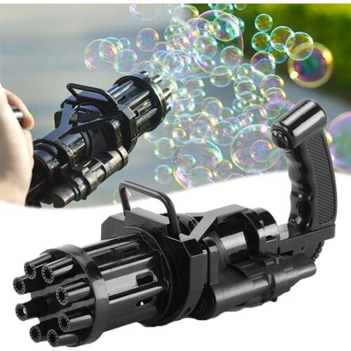 Summer Funny Magic Bubble Blower Machine Electric Automatic Bubble Maker Gun Blower Toy Kids Outdoor Toys Wedding Supplies