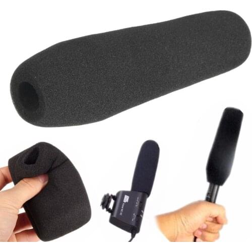 Mayitr 21.5CM Microphone Windscreen Windshield Sponge Foam Cover for Video Camera Condenser for Sony Interview Mic