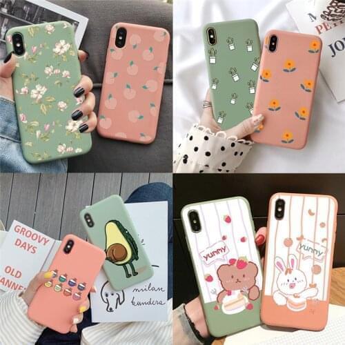 Cactus Flower Soft TPU Phone Case For iPhone 12 Pro mini XR XS Max 7 8 6 6S Plus SE 2020 Cover For iPhone 11 Pro Shell Fundas