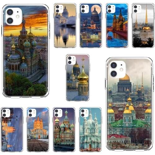 St-petersburg-smolny-convent-Russia For Samsung Galaxy A9 A8 Star Lite A3 A5 A7 A6 Plus 2018 2015 2016 2017 Soft Shell Case