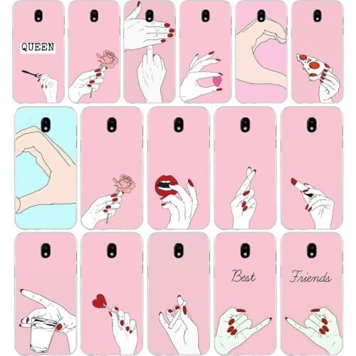 244H best friend and best sisters Soft Silicone Tpu Cover phone Case for Samsung j3 j5 j7 2016 2017 a3 2016 a5 2017 a6 2018