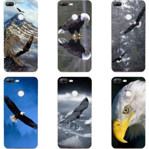 80H Bald Eagle Flying Soft Silicone Tpu Cover phone Case for huawei Honor 9 Lite 10 p 9 10 lite