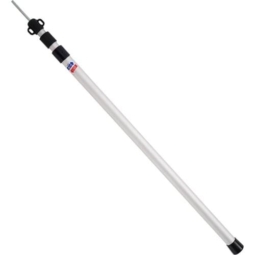 Camping Awning Pole Tarp Poles Telescoping Lightweight Simple Adjustable Aluminum Alloy Silver Ultralight Tent Support Bar