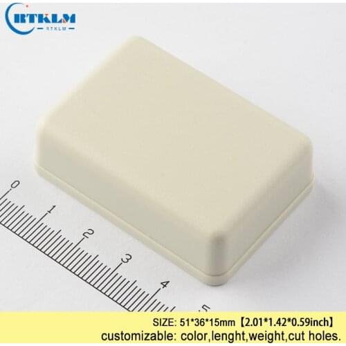 Plastic enclosure electronic project box small pcd diy design wire connection box abs plastic junction box 51*36*15mm IP55 black