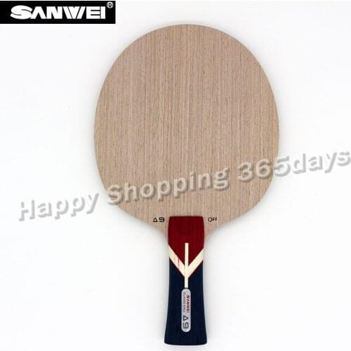 Sanwei New A9 (5 Ply, Ayous Core, Loop) Table Tennis Blade Ping Pong Racket Bat Paddle