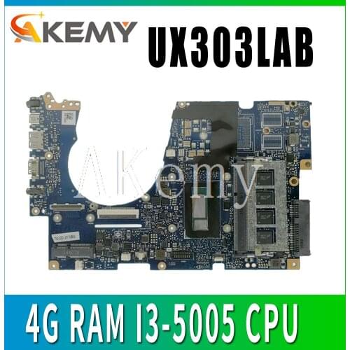 UX303LAB Motherboard 4G RAM I3-5005 CPU for ASUS UX303LA UX303LB UX303LN UX303L UX303 Laptop motherboard UX303LAB Mainboard