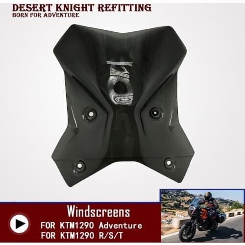 For KTM 1290 Super Adventure R / S /T 2017 2018 2019 Motorcycle Windshieldfront Windscreen Wind Shield deflector