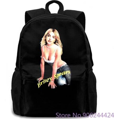 Vintage 90s BRITNEY SPEARS Reprint Stunning Hot Girl to X Brand Printed women men backpack laptop travel school adult