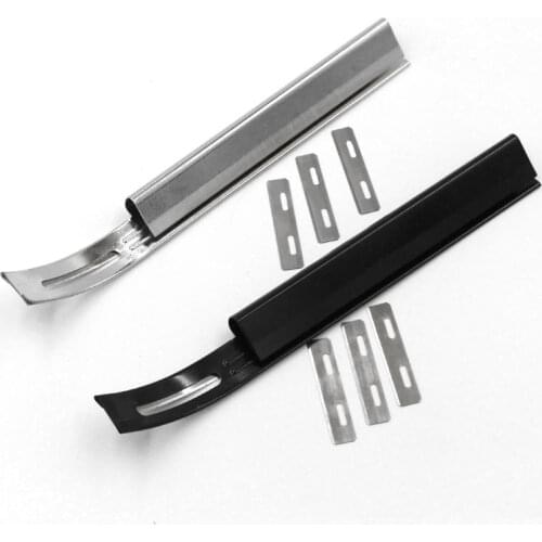 1pcs Leather Sculpture Knife Tool Skiving Knife Edge Cutter Sewing Seam Skiving Trimmings Thinning Scoop Knife Craftwork Tools