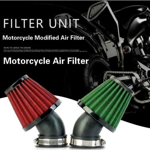 Motorcycle Accessories 1 Pair Universal Mushroom Head Air Filter Fit Most Moto 2 Color 45-48mm Two Good Motorcycle Air Filter