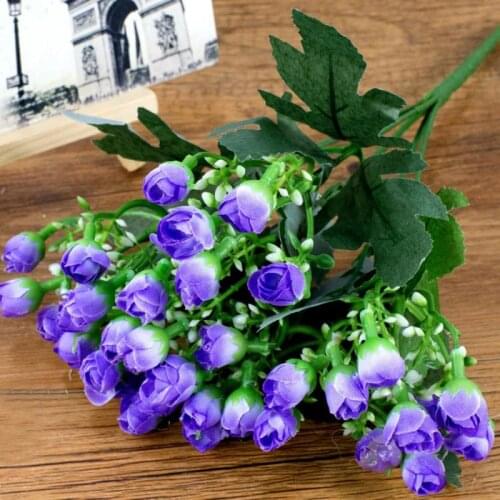 27cm Rose Pink Silk Peony Artificial Flowers Bouquet 36 Heads 1 Bunch Cheap Fake Flowers For Home Wedding Decoration Indoor