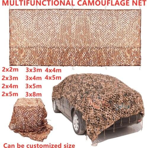 3x3m/3x5m military camouflage mesh desert hunting military decorative shade cloth suitable for garden decoration