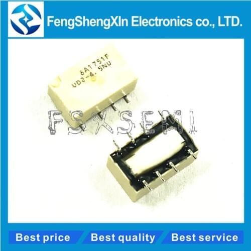 5pcs/lot New UD2-3NU UD2-4.5NU UD2-5NU UD2-12NU 3VDC 4.5VDC 5VDC 12VDC relay