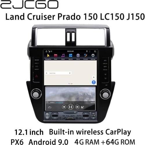 Car Multimedia Player Stereo GPS DVD Radio Navigation NAVI Android Screen Monitor for Toyota Land Cruiser Prado 150 LC150 J150
