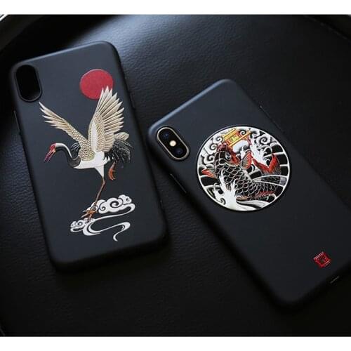 For iPhone X 8 7 Plus Case 3D Relief Matte Soft Back Cover LICOERS Official Case for iPhone X r s 7Plus 8Plus Case Fundas Shell