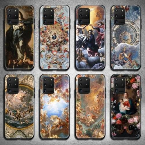 Renaissance art painting aesthetic Phone Case for Samsung S20 plus Ultra S6 S7 edge S8 S9 plus S10 5G lite 2020
