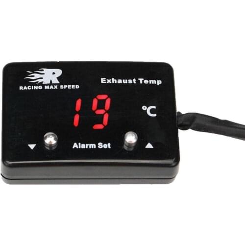 Digital Car Exhaust Gas Temp Gauge LED Display EGT Temperature Meter Sensor