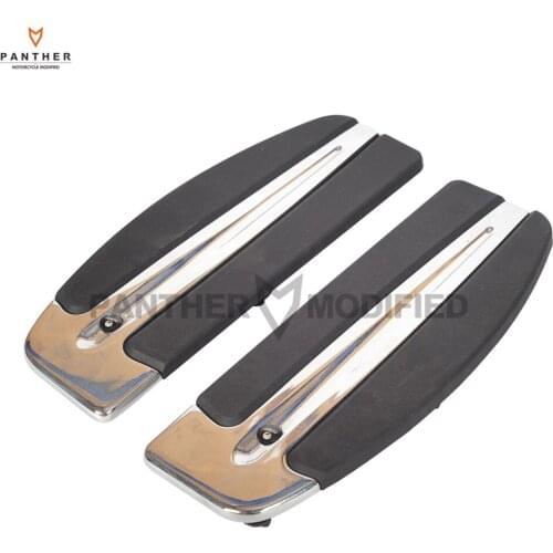 Chrome Motorcycle Footboard Foot Pegs moto Foot Rest case for Harley Softail Switchback Touring FLH Road King Electra Glide