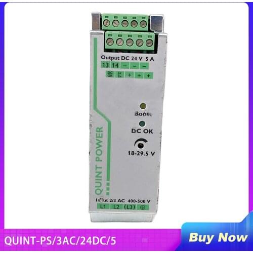 Switching Power Supply For Phoenix 2866734 QUINT-PS/3AC/24DC/5 24V/5A Perfect Test