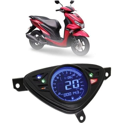 Motorcycle Speed Meter with Color LCD Temperature Oil Gauge Adjustable Odometer for Yamaha Mio