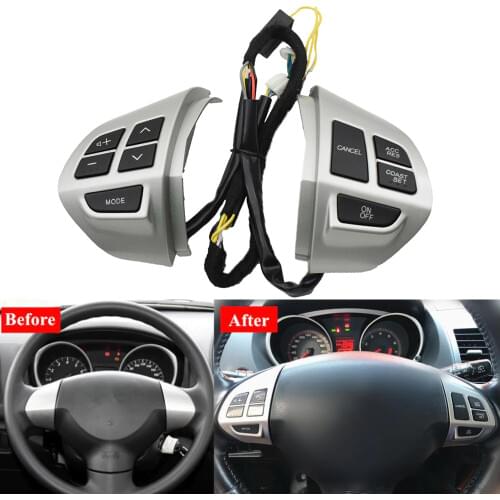 Steering Wheel Button Cruise Control Switch For Mitsubishi ASX 2007-2012 Outlander Cruise Control Switch Button Multifunction