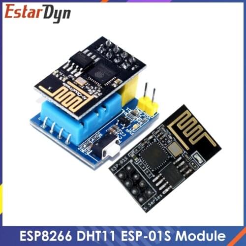 10Pcs ESP8266 ESP-01 ESP-01S DHT11 Temperature Humidity Sensor Module esp8266 Wifi NodeMCU Smart Home IOT