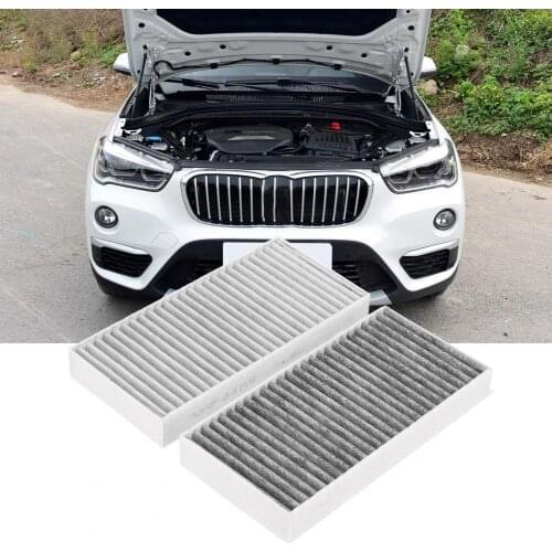 Grey 2Pcs Unique Effective Cabin Air Filter 64319321875 Compact Cabin Air Filter Standard