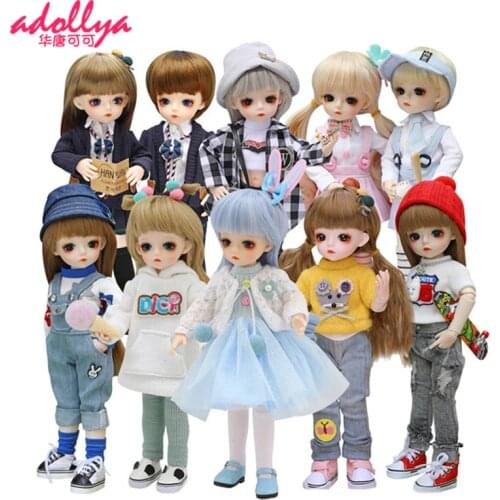 Adollya BJD Doll 30cm BJD Jointed Swivel Doll Toys for Children Kawaiii Girl 1/6 Dolls Birthday Gift
