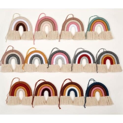 Nordic Kids Room Rainbow Hanging Decoration Rainbow Wall Hanging Decor Scandinavian Kids Room Decoration Accessories Room Decor