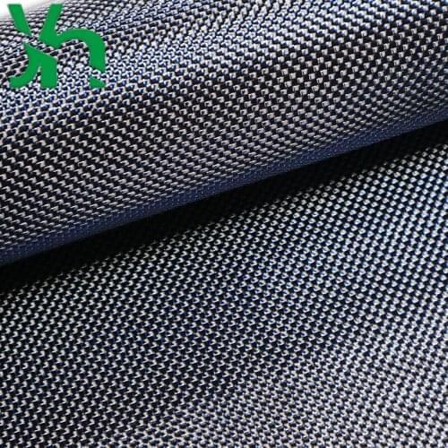 The blue plain weave gold and silver silk blended fabric is suitable for the surface decoration of plates, tubes and automobiles