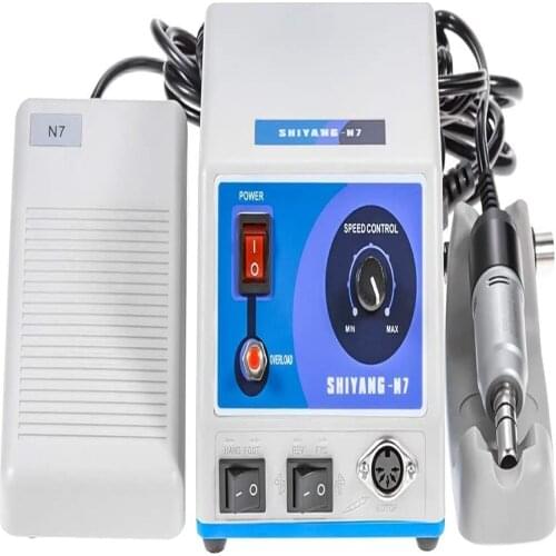 Dental Lab MARATHON N7 Micromotor Machine W/ 35,000 RPM Handpiece For Dental Lab