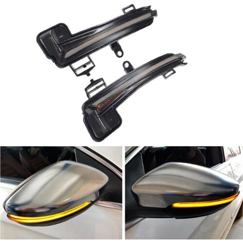 LED Dynamic Turn Signal Blinker Lamp For Skoda Superb B8 MK3 III 3V A7 2016 2017 2018 2019 Side Mirror Flasher Light Car Styling