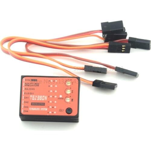 TGZ380N Flybarless 3 Axis Gyro for Align T-REX 450~700 RC Helicopter FBL DFC
