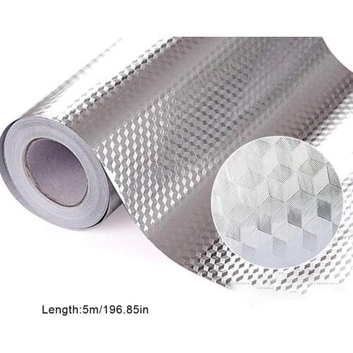 40cm*5m Cabinet Moisture-Proof Aluminum Foil Waterproof Kitchen Oil-Proof Stickers High Temperature Aluminum Tin Foil