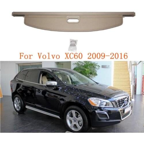 Car Rear Trunk Cargo Cover Security Shield For Volvo XC60 2009 2010 2011 2012 2013 2014 2015 2016