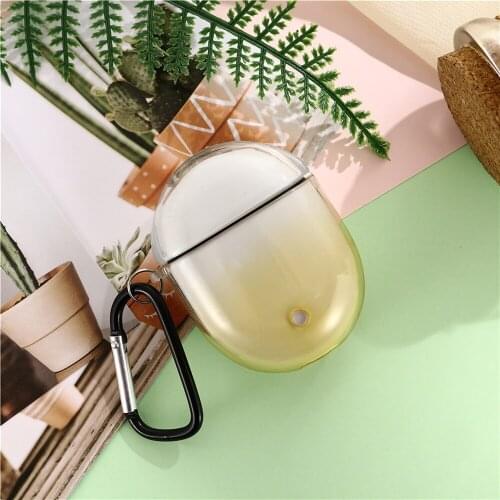 TPU Case Protective Cover for Google Pixel Buds 2 Wireless Earphone Anti-drop Dustproof Bluetooth Headset Shell with Carabiner