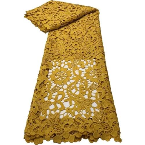 2021 Milk Silk Lace Fabric High qulity African Lace Fabric add Stones For Women Wedding Fabric NI5041-1