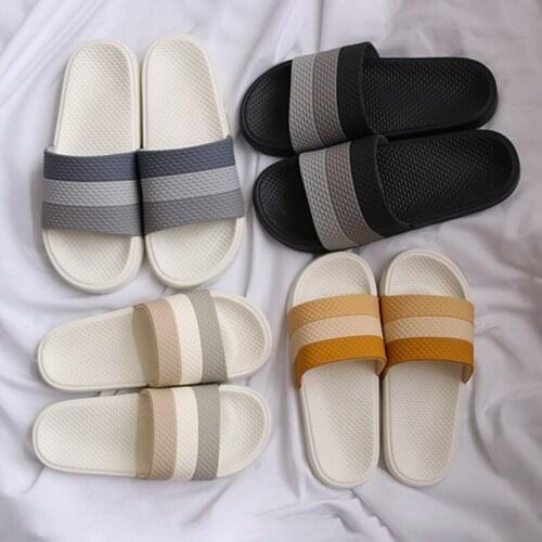 2021 Men/Women Indoor Slippers Ladies Home Bathroom Non-Slip EVA Sandals Couples Outdoor Shoes Female Fashion House Flip Flops