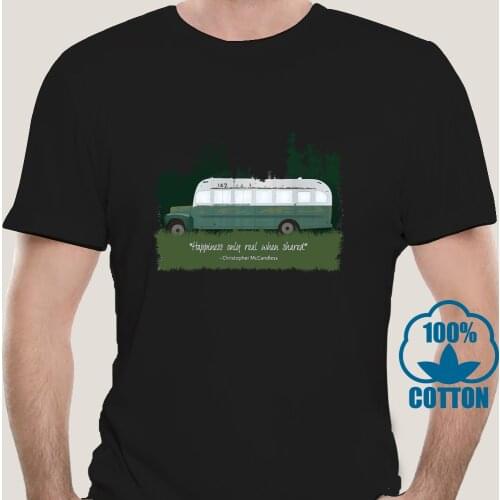 5202D Into The Wild - Bus 142 T shirt into the wild christopher mccandless alexander supertramp magic bus bus 142