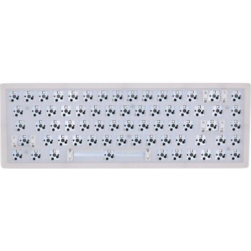 BG68 68 Keys Acrylic Mechanical Keyboard Kit DIY Hot Swap RGB Backlit Bottom Light Keyboard (Switch And Keycaps Not Included)
