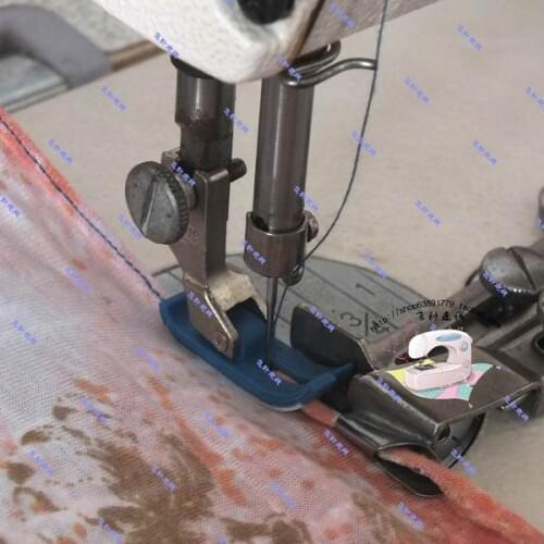Sewing machine accessories single needle lockstitch machine roll thin pull tube flanging device, leading cloth 3mm