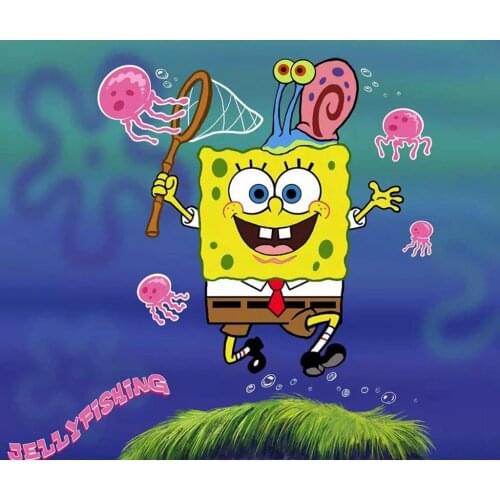 New 5D DIY Diamond Painting Cartoon Bob Embroidery Rhinestone Cross Stitch Gift Home Office Decor Kids Adult Factory Direct