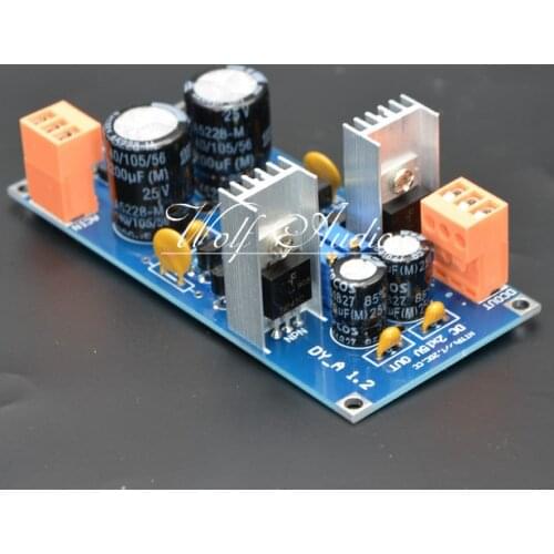 Analog discrete power supply adjustable board kit for DAC headphone preamp amplifier