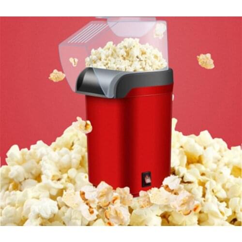 Easy Carry Electric Hot Air Popcorn Maker Retro Machine Cinema Home Gastronomic
