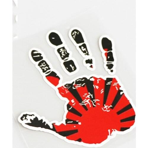 Personality JDM Hand Car Sticker Auto Accessories PVC Decal Cover Scratches for Mercedes Honda Toyota Peugeot,11cm*9cm