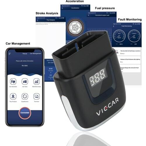 LEEPEE For Android/IOS Car Diagnostic Auto Tool V2.2 Code Reader Viecar ODB2 ELM 327 USB Scanner OBD II Type-C Bluetooth 4.0