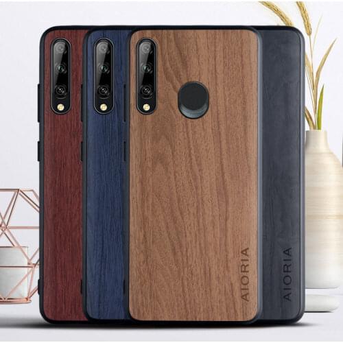 WoodLike case for Huawei P30 Lite Pro Mate 30 Y9 Prime 2019 Honor 8A Pro Y6 8X 8C 10i 20i View 10 20 Lite P smart 3in1 material