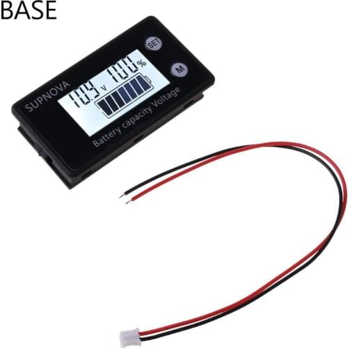 DC 8V-100V Lead Acid Lithium LiFePO4 Car Motorcycle Battery Capacity Indicator J6PC
